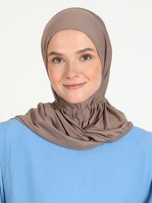 Koyu Vizon Hazır Türban