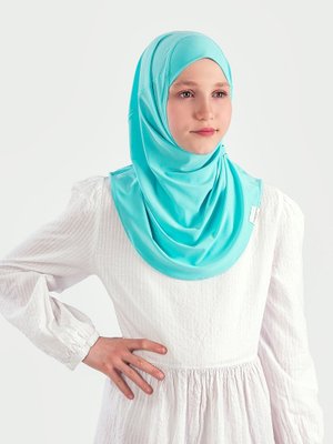 Yaş) Pratik Pileli Kız Çocuk Hazır Eşarp Hijab Mint (6 Yaş) Pratik Pileli Kız Çocuk Hazır Eşarp Hijab Mint (6