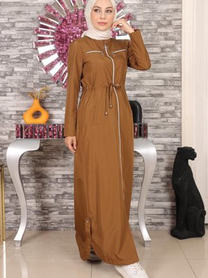 Taba Fermuarlı Ferace