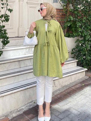 Ön Bağlamalı İki Parça Ceket