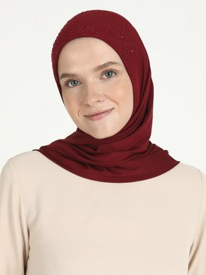 Bordo Hazır Türban