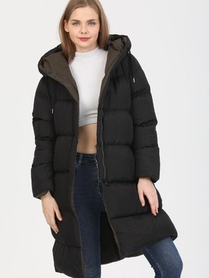 Regular Fit (geniş Kalıp) Çift Taraflı Uzun Şişme Mont