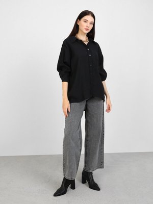 Siyah Bluz / Gömlek