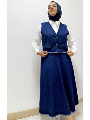 Lune Etekli Kot Takım Lune Etekli Kot Takım