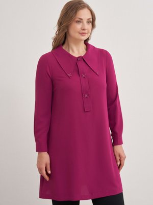 Büyük Yaka Detaylı Tunik