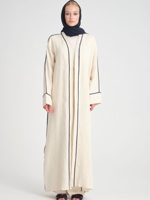 Parça Giyim Krem Naturel Keten Takım