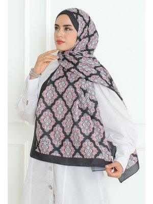 Siyah Peril Desenli Soft Şal Siyah Peril Desenli Soft Şal