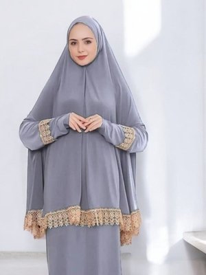 İkili Takım Standart Beden Alt Üst Namaz Elbisesi