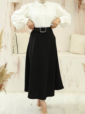 Siyah Kemerli Çan Etek