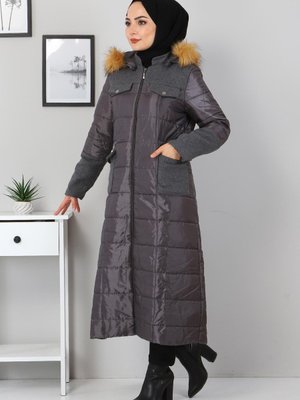 Füme Cep Detaylı Mont Füme Cep Detaylı Mont