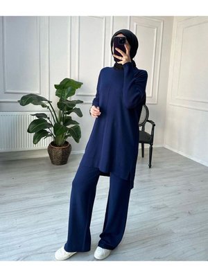 Merserize Soğuk İplik İkili Tesettür Merserize Takım