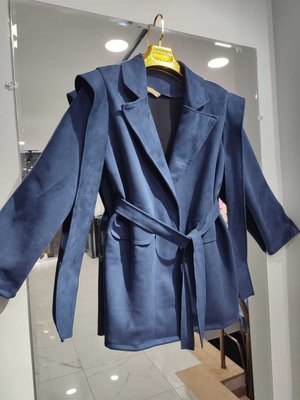 Süet Bağlamalı Ve Kuşaklı Yeni Sezon Ceket Süet Bağlamalı Ve Kuşaklı Yeni Sezon Ceket