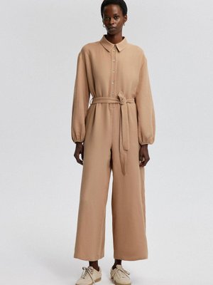 Gömlek Yaka Müslin Tulum