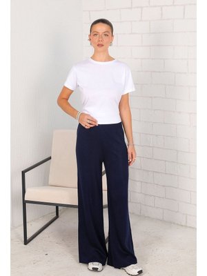 Lacivert Triko Pantolon