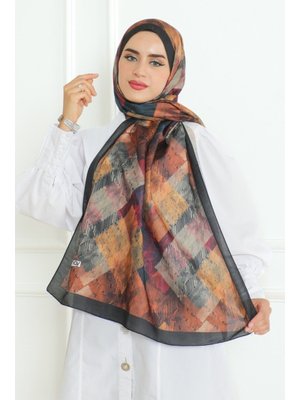 Siyah Lebil Desenli Soft Şal Siyah Lebil Desenli Soft Şal