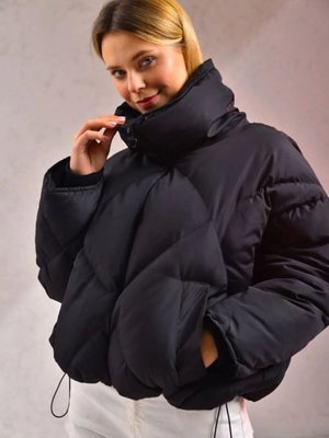 Siyah Oversize Şişme Mont Siyah Oversize Şişme Mont