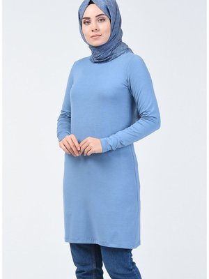 Penye Tunik İndigo Penye Tunik İndigo