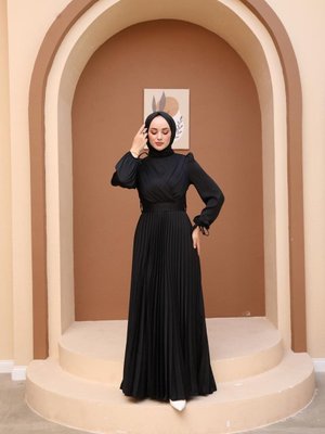 Zuhal Abiye Elbise Siyah Zuhal Abiye Elbise Siyah