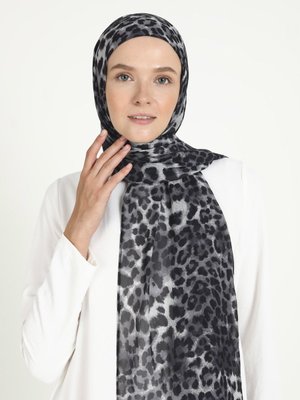 Koyu Gri Hazır Türban