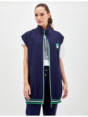 Düşük Omuzlu Spor Yelek Lacivert Düşük Omuzlu Spor Yelek Lacivert