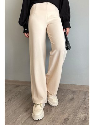 Pensli Palazzo Ekru Pantolon Pensli Palazzo Ekru Pantolon