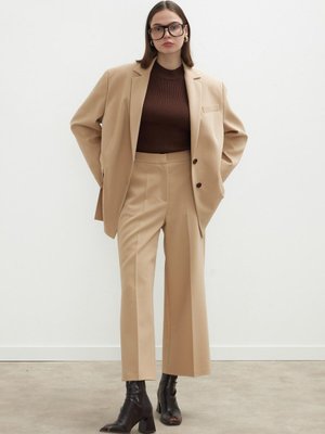 Ütü İzli Culotte Pantolon Camel Ütü İzli Culotte Pantolon Camel