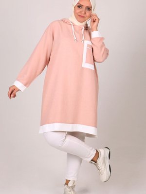 Pudra Büyük Beden Mucize Tunik Pudra Büyük Beden Mucize Tunik