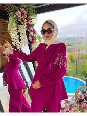 Taş İşlemeli Tunik Takım