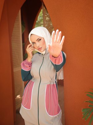 Eşofman Takımı Fermuarlı Double Crep Kumaş