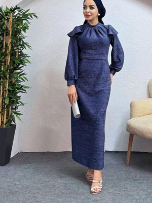 Simli Cindy Abiye Elbise