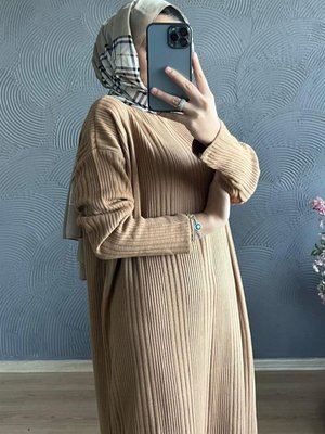 Fitilli Triko Elbise Fitilli Triko Elbise