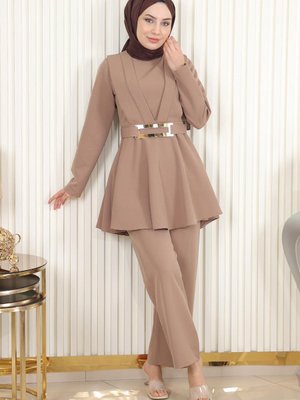 Vizon Pileli İkili Takım Vizon Pileli İkili Takım