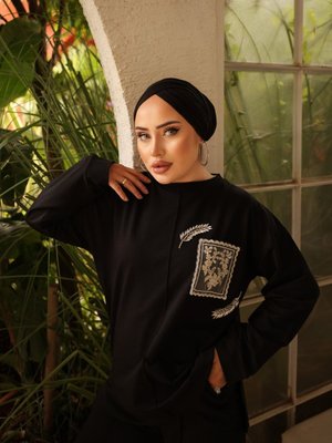 Eşofman Takımı İkili Takımı Dantel Detaylı