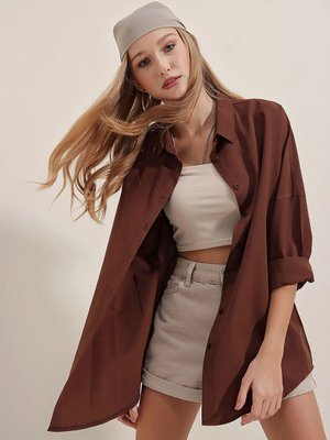 Oversi?ze Gömleği? Rahat Kalip