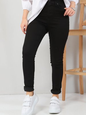 Siyah Klasik Jean Pantolon Siyah Klasik Jean Pantolon