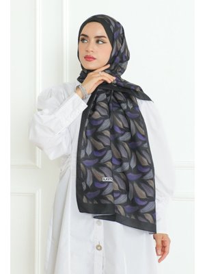 Siyah Jarina Desenli Soft Şal Siyah Jarina Desenli Soft Şal