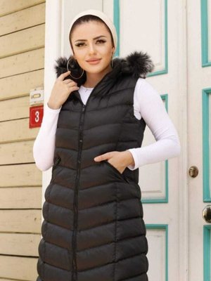 Ayfa Butik Uzun Şişme Yelek