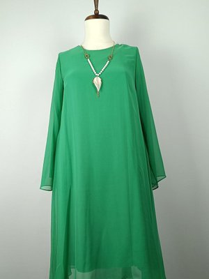 Büyük Beden Şifon Tunik Yeşil Büyük Beden Şifon Tunik Yeşil