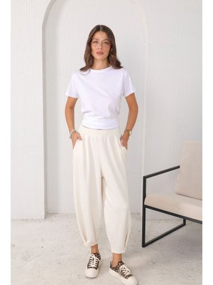Ekru Oysho Pantolon