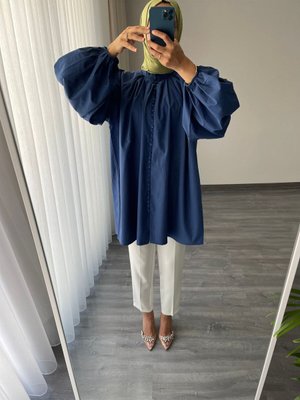 Hooops Birit Detaylı Tesettür Gömlek