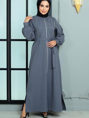 Antrasit Taş Detaylı Ferace Antrasit Taş Detaylı Ferace