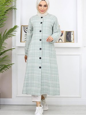 Mint Düğmeli Şanel Kap Mint Düğmeli Şanel Kap