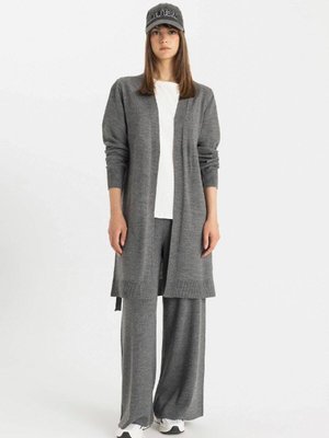 Relax Fit Geniş Paça Triko Pantolon V0088az24au