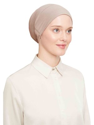 Lastikli Silikonlu Kaymaz Bone Krem Lastikli Silikonlu Kaymaz Bone Krem