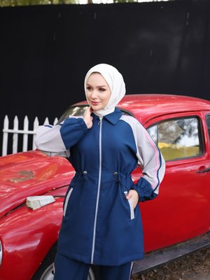 Eşofman Takımı Fermuarlı Double Crep Kumaş