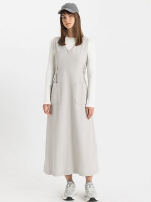 Regular Fit Gabardin Elbise C9684ax24sp