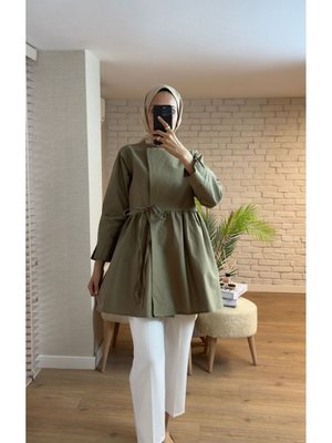 Haki Kuşaklı Tunik Haki Kuşaklı Tunik