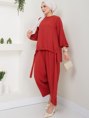 Kırmızı Şalvar Takım Kırmızı Şalvar Takım