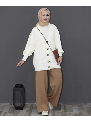 Örgü Desen Triko Hırka (80 Cm) Örgü Desen Triko Hırka (80 Cm)