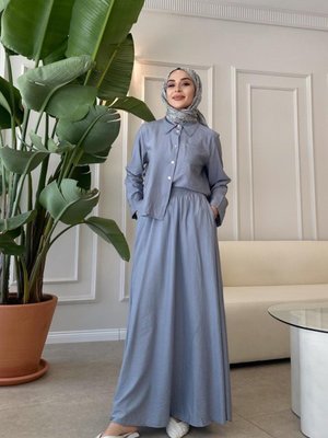 Pique Etekli Takım Pique Etekli Takım